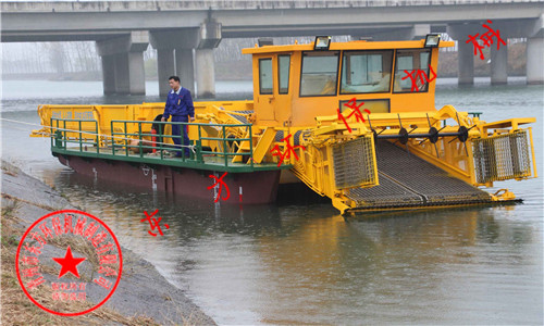 安徽六安淠史杭灌区总局购买的DFGC-150 型全自动割草船【工作视频】