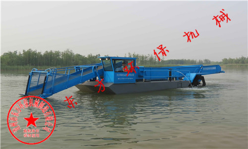 徐州市铜山区水利局购买的DFGC-110 型全自动割草船【工作视频】