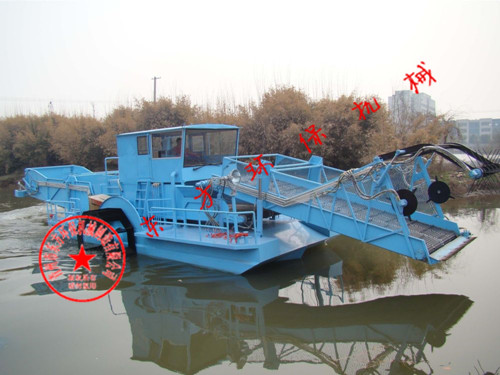 天津市大港湿地保护区管理局购买的DFGC-110型全自动割草船